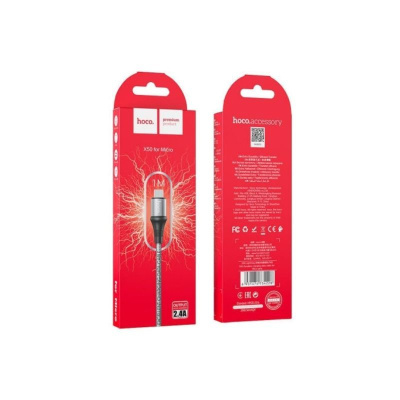 Кабель Hoco X50 Micro USB Gray (100см)
