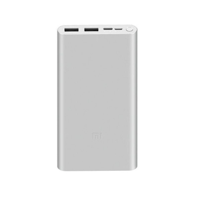 Power Bank Xiaomi Mi Power 3 10.000mAh Silver (PLM13ZM)